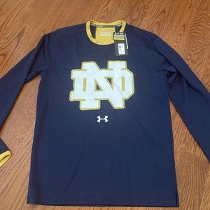 NWT Under Armor Notre Dame long sleeve